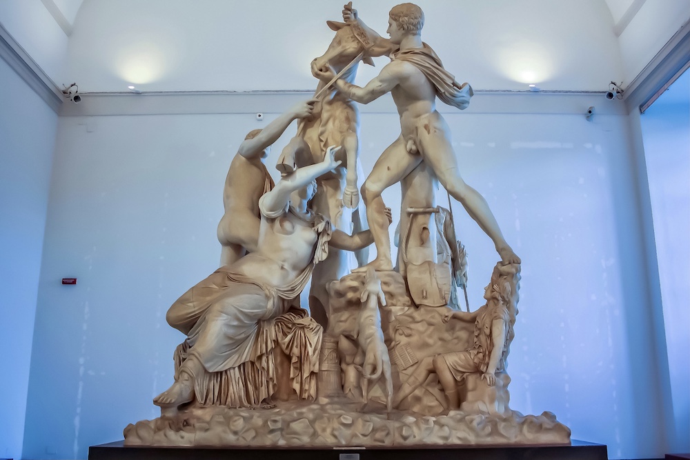 Farnese collection The Farnese Bull at the MANN museum in Naples